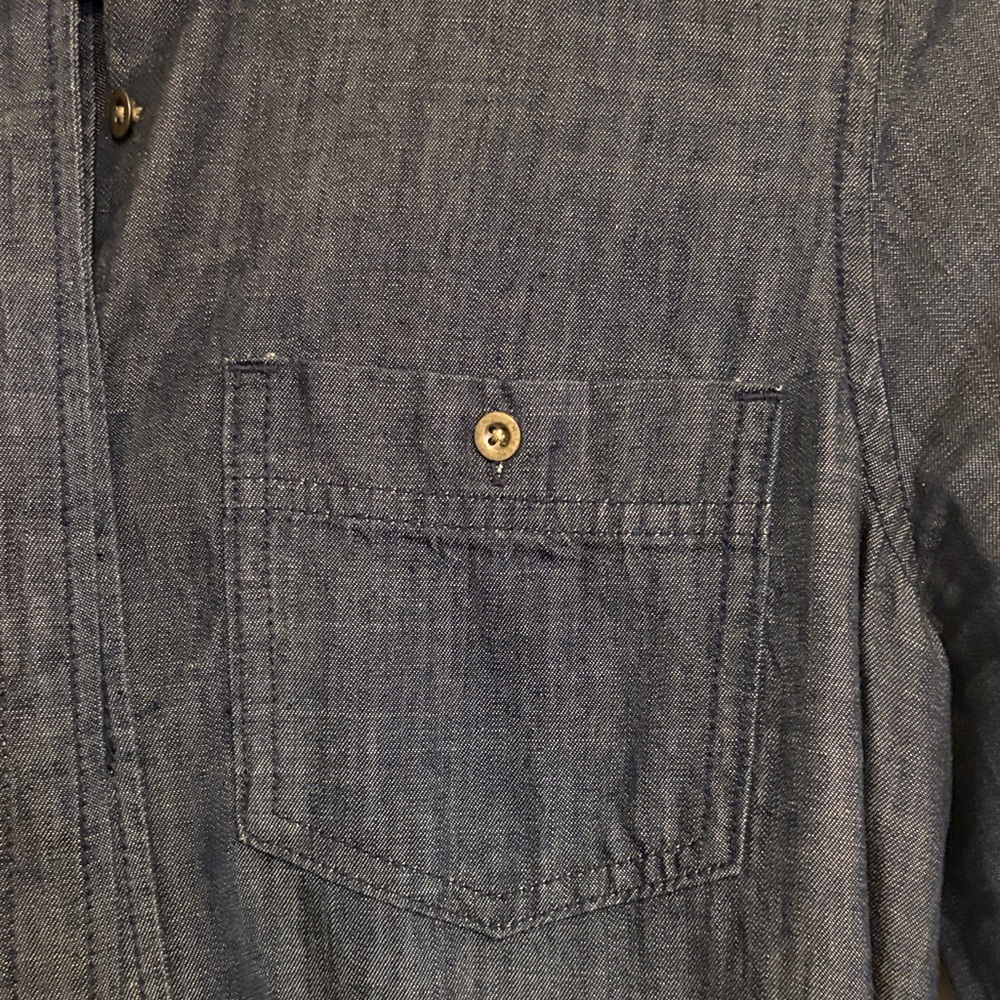 Banana Republic Navy Denim Dress - Picture 5 of 5